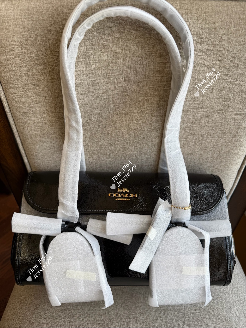 Last 1nwtcoach Bridget Flap Shoulder Bag With Bowscdy94fast Shipping